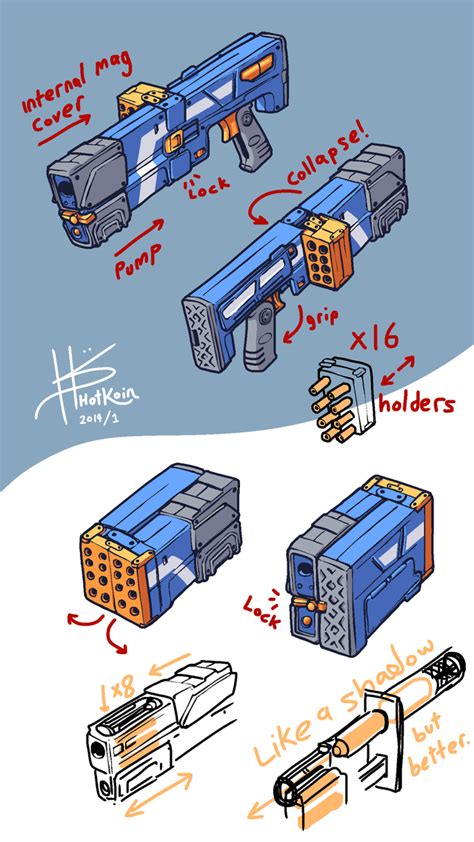 Elite Employ Nerf Robot Concept Art Weapon Concept Art Creature