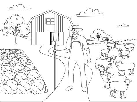 Professions Farmer Coloring Play Free Coloring Game Online