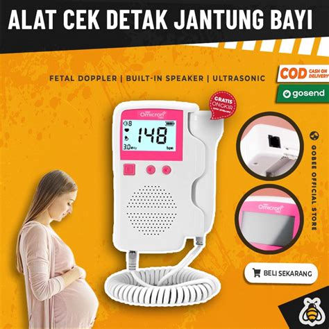 Jual Fetal Doppler Alat Detak Pendeteksi Jantung Janin Bayi Dopler