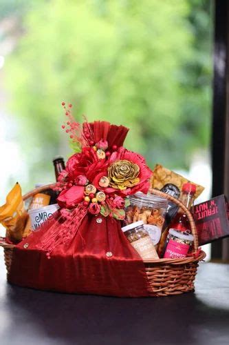 Red Wooden Festivals Gift Hampers For Gifting At Rs Piece In