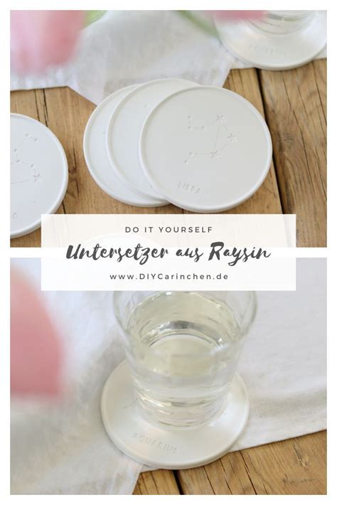 DIY Anleitung Untersetzer Sternzeichen Aus Raysin Einfach Selber