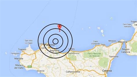 Terremoto In Tempo Reale Oggi Forte Scossa In Sicilia La Terra Trema