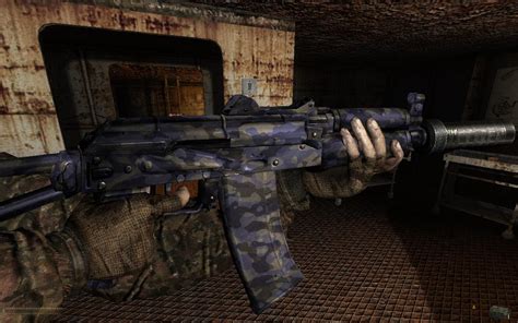 Camo Aks74u Image The Armed Zone Mod For Stalker Call Of