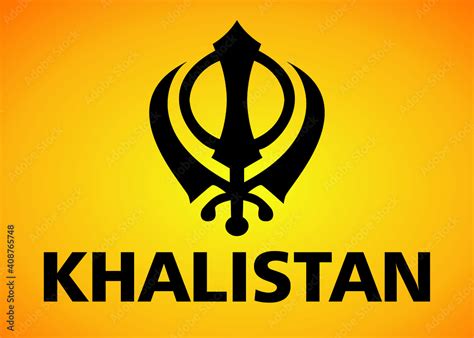 Vector illustration flag of khalistan Stock Vector | Adobe Stock