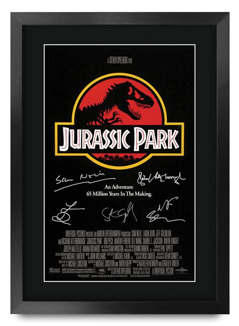 Buy Hwc Trading A3 Fr Jurassic Park Movie The Cast Signed T Framed