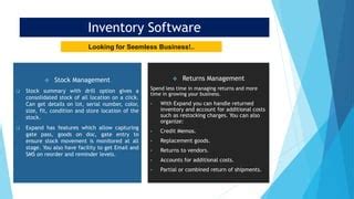 Inventory Software PPT