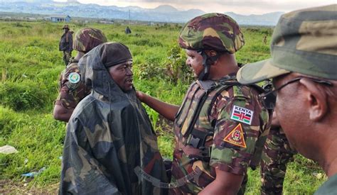 Eacrf Commander Visits Frontlines Of Troubled Eastern Drc Ministry Of