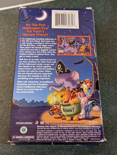 Poohs Heffalump Halloween Movie VHS 2005 And Small Book That Came