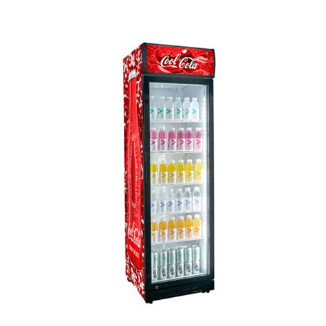 China Refrigeration Single Glass Door Vertical Coca Cola Beverage