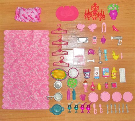 Set Barbie Dream House Accessories