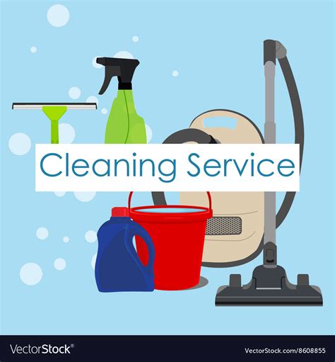 Cleaning Service Poster Royalty Free Vector Image