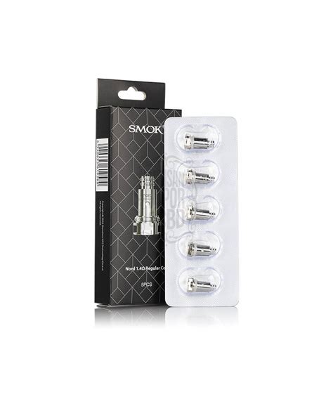 Smok Nord Mesh MTL 0 8 Ohm Replacement Coils 5 Pack Artisan Vapor CBD