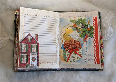 Christmas Junk Journals Flip Throughs And Ideas House Of Mahalo