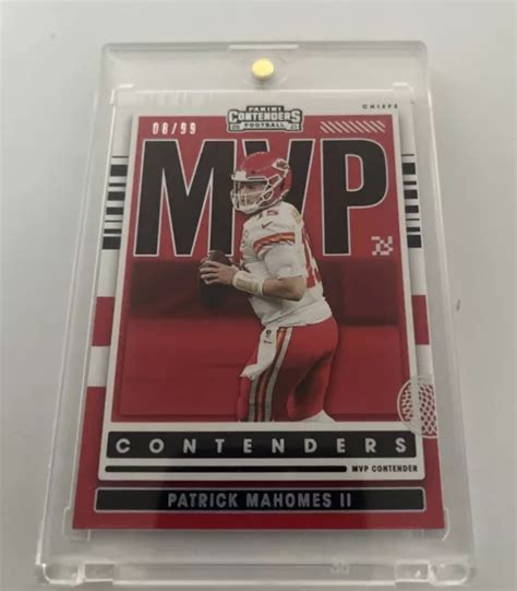 2021 CONTENDERS PATRICK Mahomes II MVP 08 99 Kansas City Chiefs EUR 25