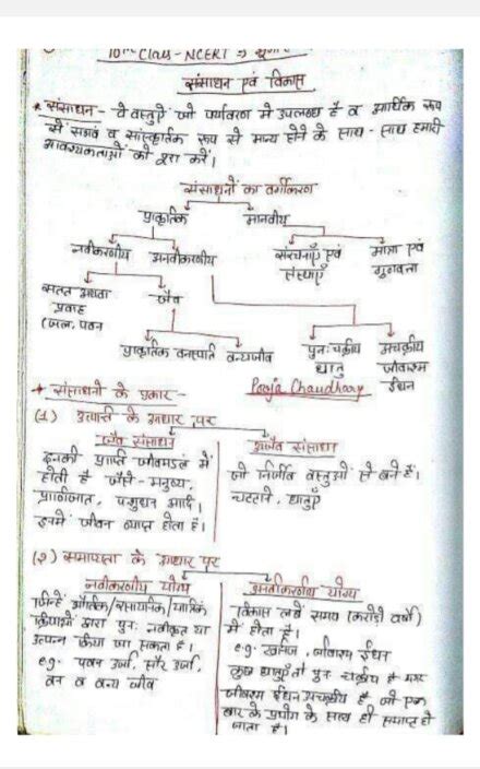 Complete Class 10 Geography Handwritten Notes PDF Shop Handwritten