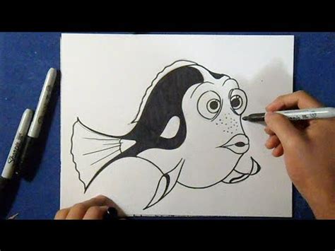 C Mo Dibujar A Dori De Buscando A Nemo F Cil How To Draw Dori