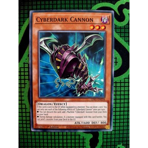 Mua ThẺ BÀi Yugioh Monster Cyberdark Cannon Lds1 En034 Common 1st Edition Giá Rẻ Nhất