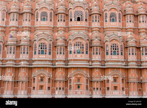 Facade Of Hawa Mahal Wind Palace In Jaipur India Stock Photo Alamy