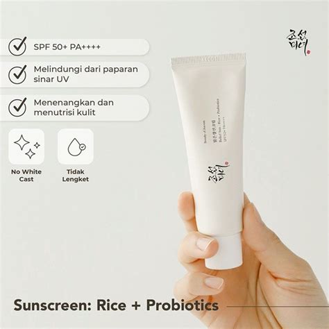 Jual Beauty Of Joseon Sunscreen 50ML Relief Sun Rice Probiotics SPF