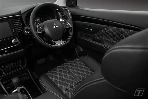 Mitsubishi Outlander bespoke leather interior | Bespoke cars, Leather ...