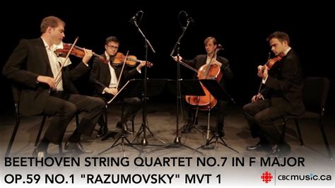 Beethoven Razumovsky Quartet Op No Mvt New Orford String