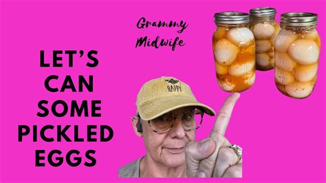 Canning Shelf Stable Pickled Eggs Not Usda Approved Youtube