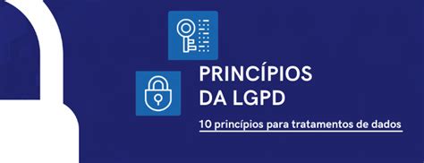 10 Princípios Da Lgpd Para Tratamento De Dados