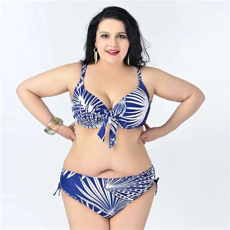 Super Large Bikinis Women Swimsuit 2017 Summer Beach Wear Plus Size