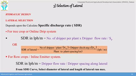 Design of drip irrigation system | PPT