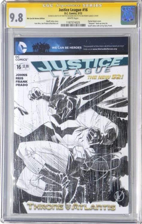 Batman Vs Superman CGC 9 8 Sketch Cover By Matteo Scalera In Nathan