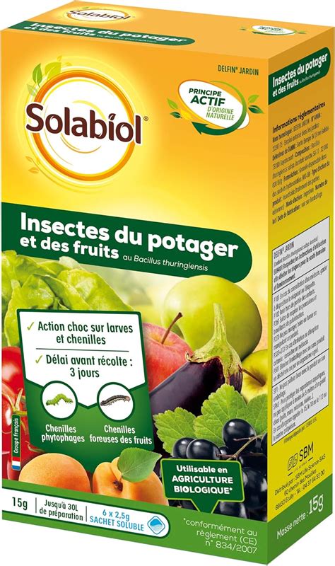 Solabiol Sobaci15 Insectes Du Potager Et Des Fruits Traitement