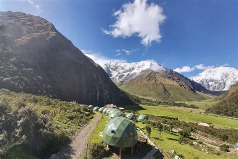 Day Salkantay Trek Humantay By Glamping Sky Lodge Dome Cusco