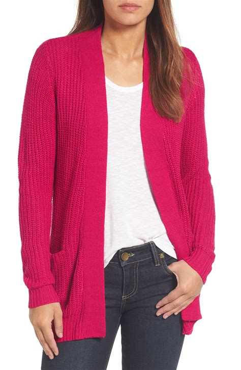 Love This Hot Pink Cardigan Pink Cardigan Outfit Hot Pink Cardigan