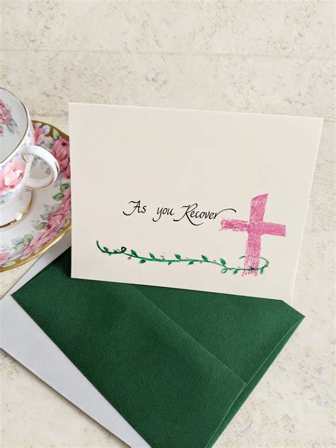 Christian Get Well Card Christian Card For Healing As You Recover