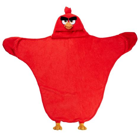 Red Angry Birds Costume Blanket for Kids | Fin Fun