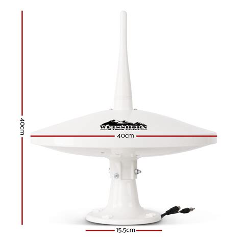 Weisshorn Outdoor Caravan Tv Antenna Omni Directional Aerial Booster