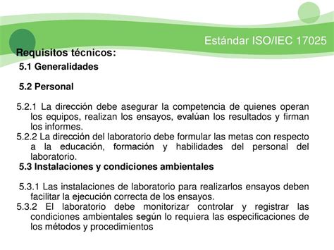 Norma Iso Iec Requisitos Generales Para La Competencia De Los