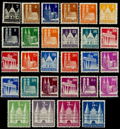 Alliierte Bes Bizone Stamps Germany Deutsche Briefmarken