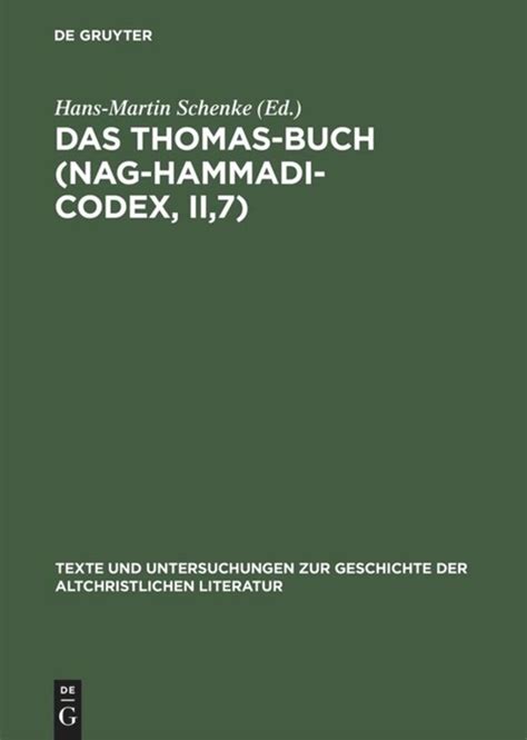 Das Thomas Buch Nag Hammadi Codex Ii7