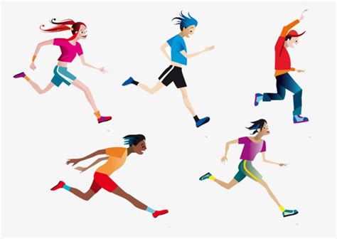 Collection Of Running Race PNG HD PlusPNG