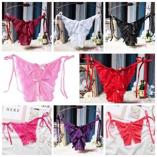 Jual G String Wanita Buka Celana Dalam Belah Tali Samping Lingerie