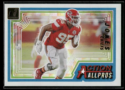 2023 Panini Donruss Chris Jones ACTION ALL PROS INSERT HOLO FOIL Chiefs