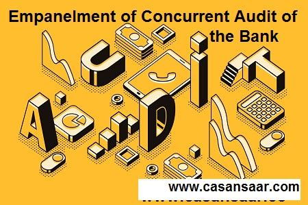 Co Operative Bank Appointment Of Ca Firm For Concurrent Audit Casansaa