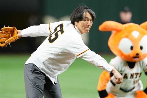 松井秀喜氏、g戦10年ぶり始球式 「55」の後継者・秋広に「巨人を背負う選手になってほしい」 サンスポ