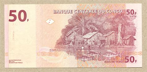 Kongo Demokratische Republik 50 Francs 2000 Unc MA Shops