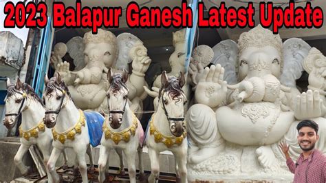 Balapur Ganesh Latest Update Dhoolpet Ganesh Idols Vinay