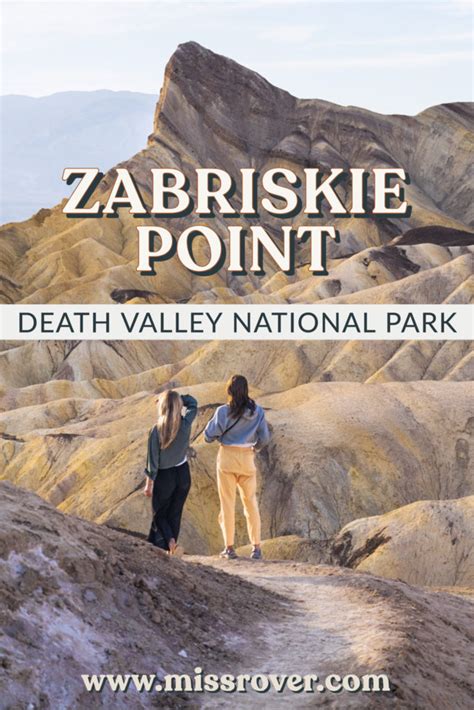 Zabriskie Point Death Valley View – How to Visit the Best View in Death Valley - Miss Rover