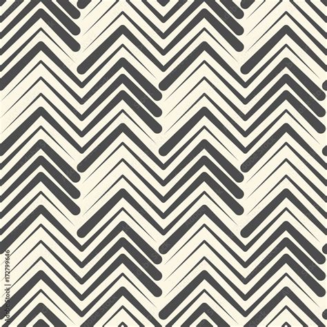 Seamless Zig Zag Background Vector Striped Texture Stock Vector