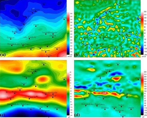 (a)regional gravity anomaly; (b)residual gravity anomaly; | Download ...