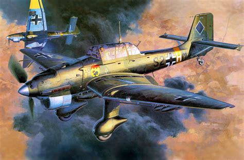 Junkers Ju 87B Stuka By Shigeo Koike Luftfahrt Luftwaffe Flugzeug